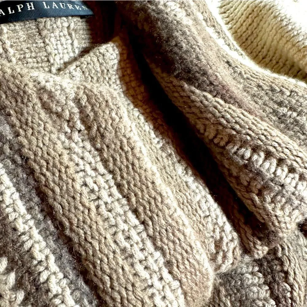 Ralph Lauren Black Label Cashmere Serape Ruana - Picture 12 of 16